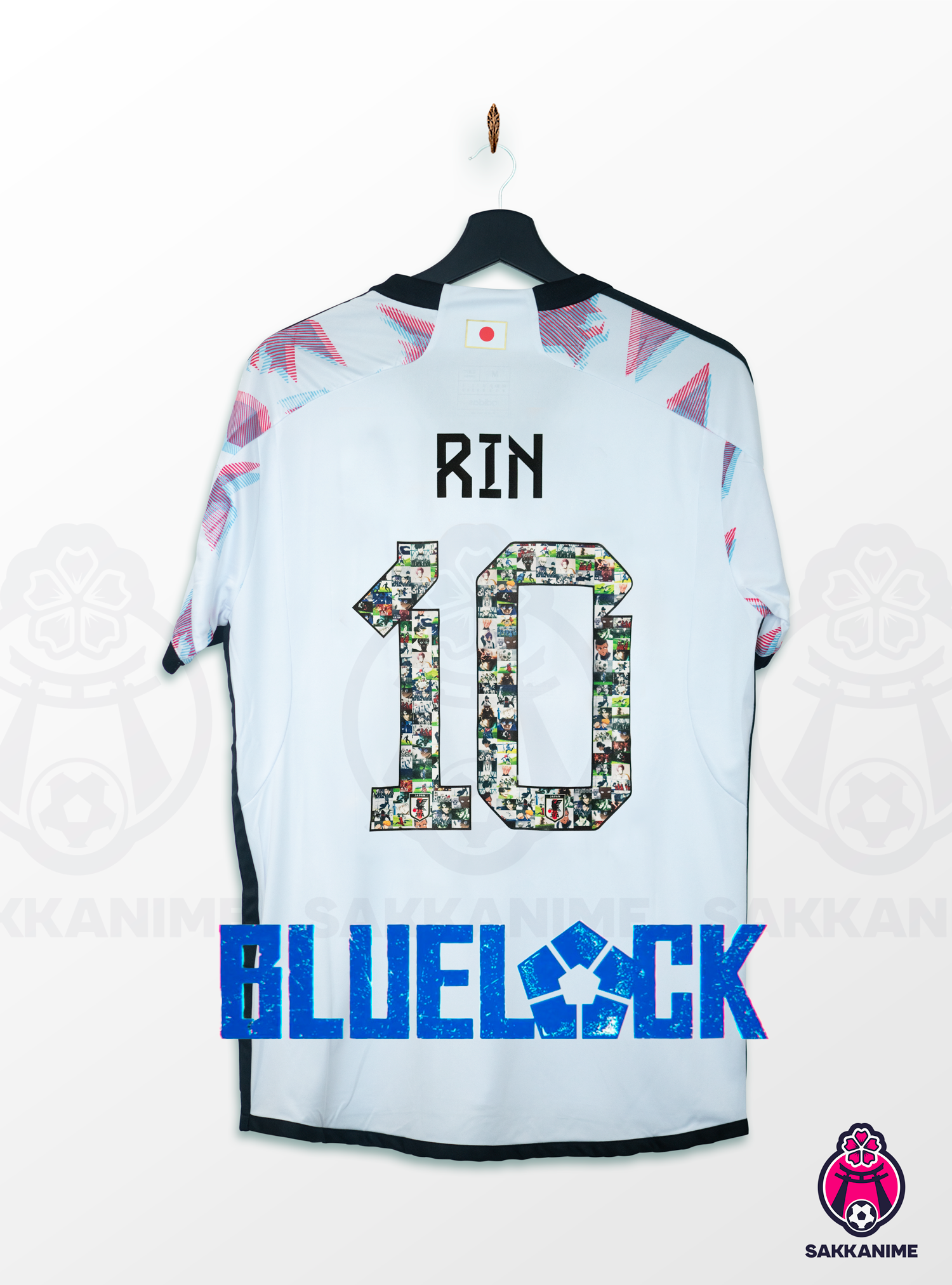 Maillot Japon 2022/23 - EXTERIEUR - Flocage animé